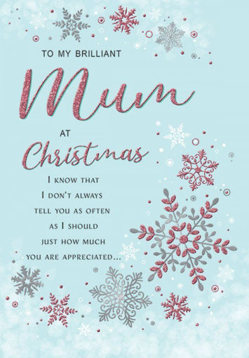 Picture of BRILLIANT MUM CHRISTMAS CARD